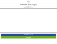 Tablet Screenshot of goldenchinanortharlington.com